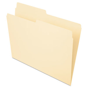 ESSELTE CORPORATION 752-1/2 File Folders, 1/2 Cut, Top Tab, Letter, Manila, 100/Box by ESSELTE PENDAFLEX CORP.