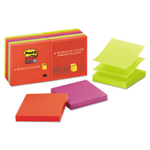 3M R330-10SSAN Pop-up 3 x 3 Note Refill, Marrakesh, 90/Pad, 10 Pads/Pack by 3M/COMMERCIAL TAPE DIV.