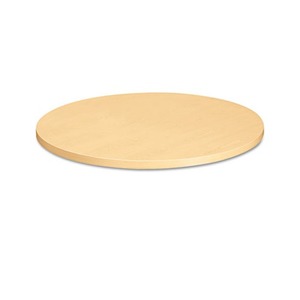 Self-Edge Round Hospitality Table Top, 42" Diameter, Natural Maple by HON COMPANY