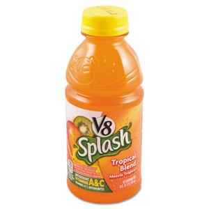 Campbell's 14654 V-8 Splash, Tropical Blend, 16oz Bottle, 12/Box by CAMPBELL'S