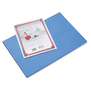 PACON CORPORATION 103624 Riverside Construction Paper, 76 lbs., 12 x 18, Blue, 50 Sheets/Pack by PACON CORPORATION