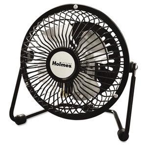 Mini High Velocity Personal Fan, One-Speed, Black by HOLMES PRODUCTS