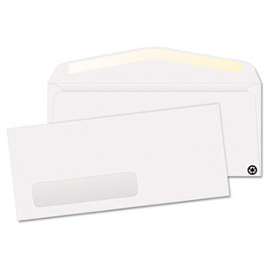 QUALITY PARK PRODUCTS 21316 Window Envelope, Contemporary, #10, White, Recycled, 500/Box by QUALITY PARK PRODUCTS