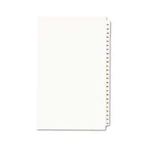 Avery 01432 Avery-Style Legal Side Tab Divider, Title: 51-75, 14 x 8 1/2, White, 1 Set by AVERY-DENNISON