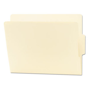 SMEAD MANUFACTURING COMPANY 24136 Folders, 1/3 Cut Center Position, Reinforced End Tab, Letter, Manila, 100/Box by SMEAD MANUFACTURING CO.