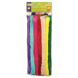 The Chenille Kraft Company 7184 Super Colossal Pipe Cleaners, 18" x 1", Metal Wire, Polyester, 24 Colors by THE CHENILLE KRAFT COMPANY