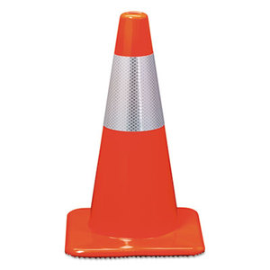 3M 90128R Reflective Safety Cone, 11 x 11 x 18, Orange by 3M/COMMERCIAL TAPE DIV.