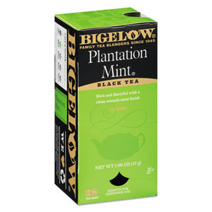 BIGELOW TEA CO. 10344 Plantation Mint Black Tea, 28/Box by BIGELOW TEA CO.