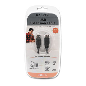 Belkin International, Inc F3U134V10 Pro Series High-Speed USB 2.0 Extension Cable, 10 ft. by BELKIN COMPONENTS