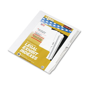 Kleer-Fax, Inc 91864 90000 Series Legal Exhibit Index Dividers, 1/10 Cut Tab, "Exhibit N", 25/Pack by KLEER-FAX