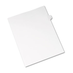 Avery 82169 Allstate-Style Legal Side Tab Divider, Title: G, Letter, White, 25/Pack by AVERY-DENNISON