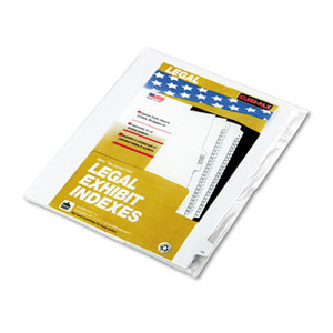 Kleer-Fax, Inc 91023 90000 Series Legal Exhibit Index Dividers, Side Tab, Printed "23", 25/Pack by KLEER-FAX
