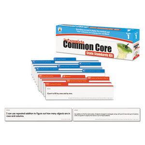 Carson-Dellosa Publishing Co., Inc 158169 Common Core State Standard Pocket Chart Cards, Language Arts & Math, Grade 1 by CARSON-DELLOSA PUBLISHING