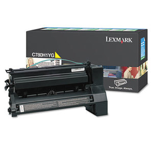 Lexmark International, Inc C780H1YG C780H1YG High-Yield Toner, 10000 Page-Yield, Yellow by LEXMARK INT'L, INC.