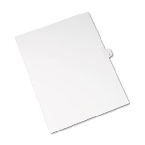 Avery 82175 Allstate-Style Legal Side Tab Divider, Title: M, Letter, White, 25/Pack by AVERY-DENNISON