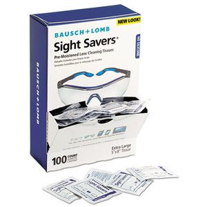 Bausch & Lomb, Inc 8574GM Sight Savers Premoistened Lens Cleaning Tissues, 100 Tissues/Box by BAUSCH & LOMB, INC.