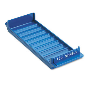 MMF INDUSTRIES 212080508 Porta-Count System Rolled Coin Plastic Storage Tray, Blue by MMF INDUSTRIES