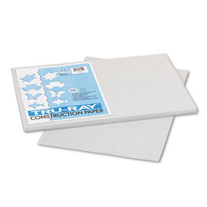 PACON CORPORATION 103059 Tru-Ray Construction Paper, 76 lbs., 12 x 18, Gray, 50 Sheets/Pack by PACON CORPORATION