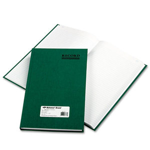 REDIFORM OFFICE PRODUCTS 56131 Emerald Series Account Book, Green Cover, 300 Pages, 12 1/4 x 7 1/4 by REDIFORM OFFICE PRODUCTS