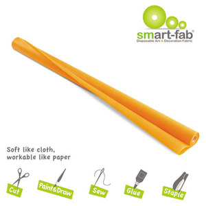 Smart-Fab 1U384804061 Smart Fab Disposable Fabric, 48 x 40 roll, Orange by SMART-FAB INC