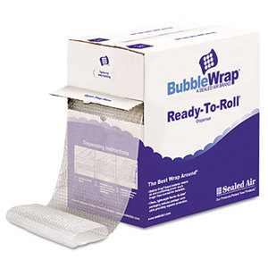 Bubble Wrap Cushion Bubble Roll, 1/2" Thick, 12" x 65ft by ANLE PAPER/SEALED AIR CORP.