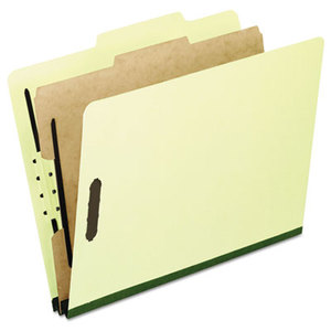 Cardinal Brands, Inc 2157G Four-, Six-, and Eight-Section Pressboard Folders, Legal, Light Green, 10/Box by ESSELTE PENDAFLEX CORP.