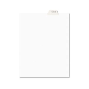 Avery 11941 Avery-Style Preprinted Legal Bottom Tab Divider, Exhibit B, Letter, White, 25/PK by AVERY-DENNISON