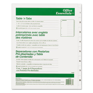 Avery 11668 Table 'n Tabs Dividers, 8-Tab, Letter by AVERY-DENNISON