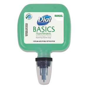 DIAL PROFESSIONAL 1700005052 Basics Foaming Hand Soap, Honeysuckle, 1.25L, Cassette Refill, 3/Carton by DIAL PROFESSIONAL