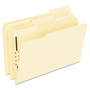 Cardinal Brands, Inc FM310 Fastener Folders, 1 Fasteners, 1/3 Cut Tabs, Legal, Manila, 50/Box by ESSELTE PENDAFLEX CORP.