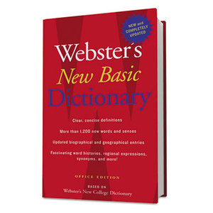 Webster's New Basic Dictionary, Office Edition, Paperback, 896 Pages by HOUGHTON MIFFLIN COMPANY