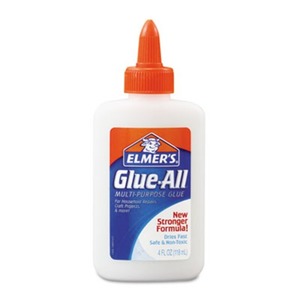 Glue-All White Glue, Repositionable, 4 oz by HUNT MFG.