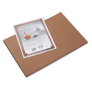 PACON CORPORATION 103629 Riverside Construction Paper, 76 lbs., 12 x 18, Brown, 50 Sheets/Pack by PACON CORPORATION