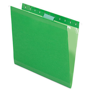 Cardinal Brands, Inc 415215BGR Reinforced Hanging Folders, 1/5 Tab, Letter, Bright Green, 25/Box by ESSELTE PENDAFLEX CORP.