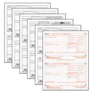 Tops Products 22991 W-2 Tax Form, Six-Part Carbonless, 50 Forms by TOPS BUSINESS FORMS