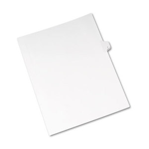 Avery 82172 Allstate-Style Legal Side Tab Divider, Title: J, Letter, White, 25/Pack by AVERY-DENNISON