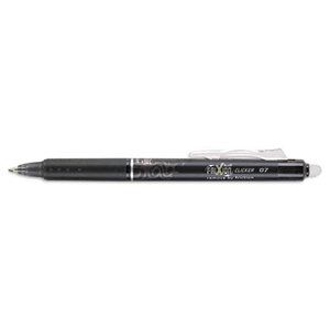 FriXion Clicker Erasable Gel Ink Retractable Pen, Black Ink, .7mm by PILOT CORP. OF AMERICA