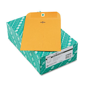 QUALITY PARK PRODUCTS 37868 Clasp Envelope, 7 x 10, 28lb, Brown Kraft, 100/Box by QUALITY PARK PRODUCTS