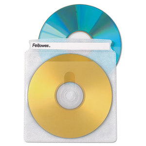 Two-Sided CD/DVD Sleeve Refills for Softworks File, 25/Pack by FELLOWES MFG. CO.