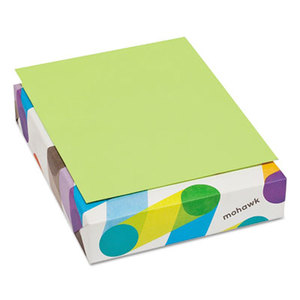 Mohawk Fine Papers, Inc 101261 BriteHue Multipurpose Colored Paper, 20lb, 8 1/2 x 11, Ultra Lime, 500 Shts/Rm by MOHAWK FINE PAPERS