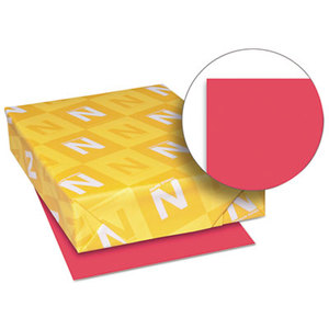 Neenah Paper, Inc 26761 Exact Brights Paper, 8 1/2 x 11, Bright Magenta, 50 lb, 500 Sheets/Ream by NEENAH PAPER