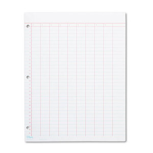 Tops Products 3619 Data Pad w/Numbered Column Headings, 11" x 8 1/2", White, 50 Sheets by TOPS BUSINESS FORMS