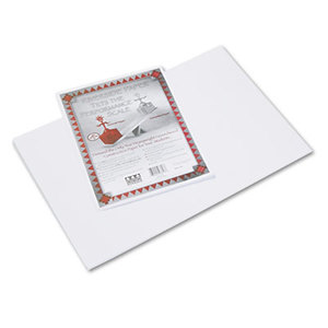 PACON CORPORATION 103613 Riverside Construction Paper, 76 lbs., 12 x 18, White, 50 Sheets/Pack by PACON CORPORATION