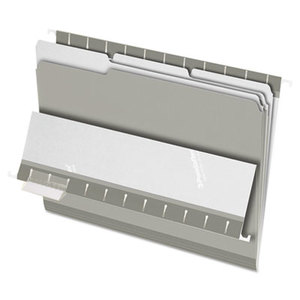Cardinal Brands, Inc 421013GRA Interior File Folders, 1/3 Cut Top Tab, Letter, Gray, 100/Box by ESSELTE PENDAFLEX CORP.