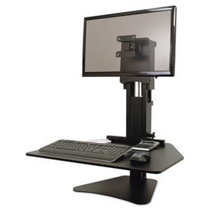 Victor Technology, LLC DC300 DC300 High Rise Sit-Stand Desk Converter, 28 x 23 x 15 1/2, Black by VICTOR TECHNOLOGIES