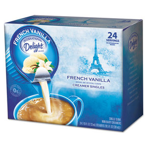 DEAN FOODS 100681 Flavored Liquid Non-Dairy Coffee Creamer, French Vanilla, .44oz Cup, 24/Box by DEAN FOODS