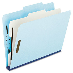 Cardinal Brands, Inc 920025RCP2 Four- and Six-Section Classification Folders, 2/5-Tab, Letter, Blue, 10/Box by ESSELTE PENDAFLEX CORP.