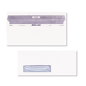 QUALITY PARK PRODUCTS 67418 Reveal-N-Seal Window Envelope, Contemporary, #10, White, 500/Box by QUALITY PARK PRODUCTS