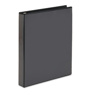 Avery 19600 Showcase Economy View Binder w/Round Rings, 11 x 8 1/2, 1" Cap, Black by AVERY-DENNISON