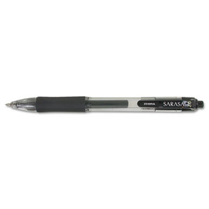 Sarasa Retractable Gel Pen, Black Ink, Medium, Dozen by ZEBRA PEN CORP.